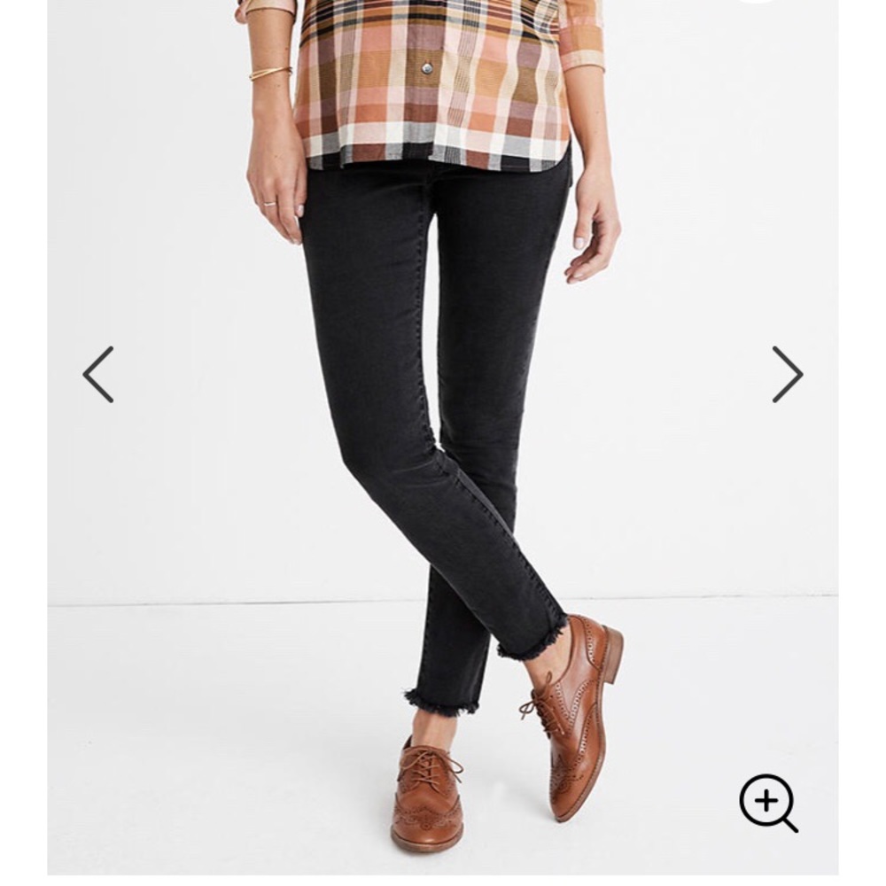 Madewell sure panel maternity jeans